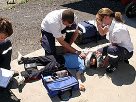 DE ambulancier en apprentissage